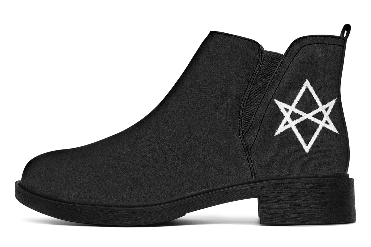 ANTIBrand Unicursal Hexagram Protection Chelsea Boots