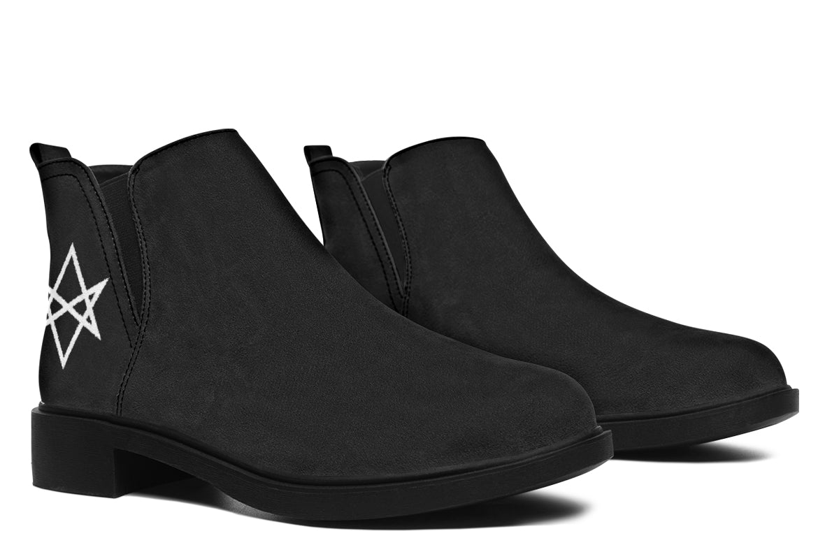 ANTIBrand Unicursal Hexagram Protection Chelsea Boots