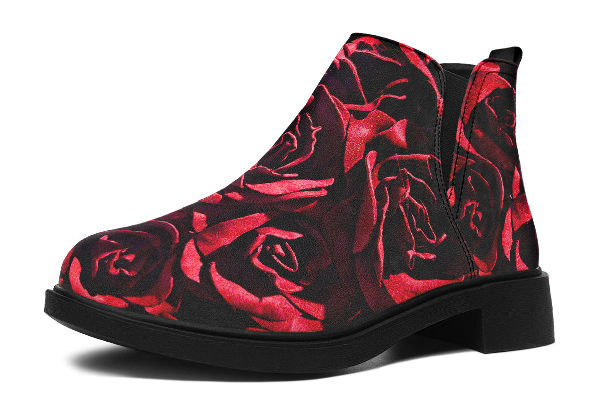 ANTIBrand – Red Roses Chelsea Boots