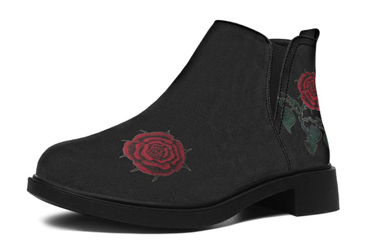 ANTIBrand – Rose Painting Chelsea Boots