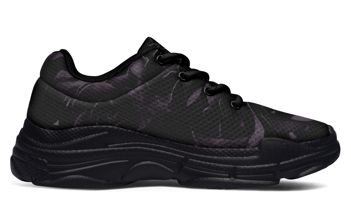 ANTIBrand – Blackest Roses Chunky Trainers