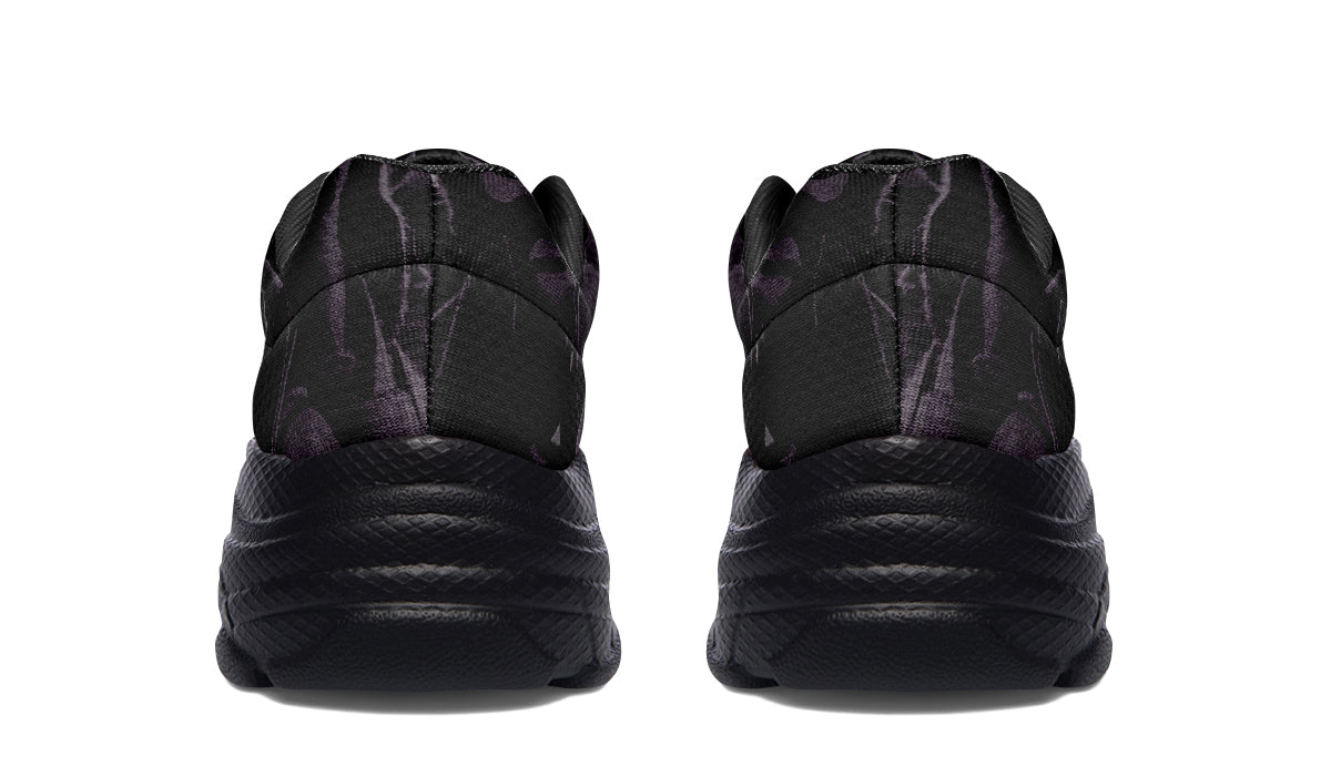 ANTIBrand – Blackest Roses Chunky Trainers