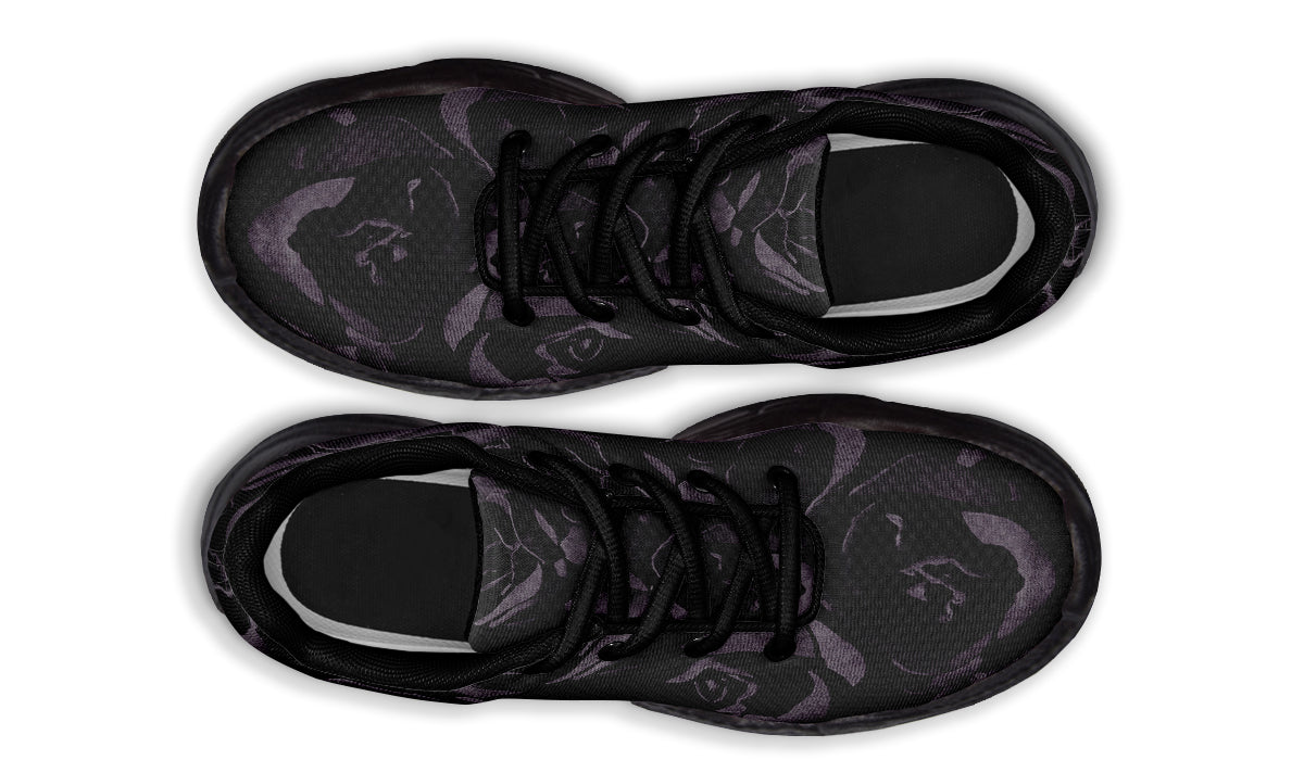 ANTIBrand – Blackest Roses Chunky Trainers