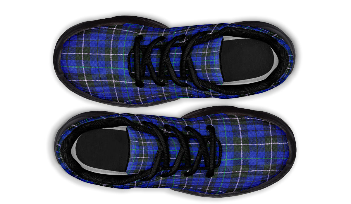 ANTIBrand ChunkySneakers – Blue Tartan