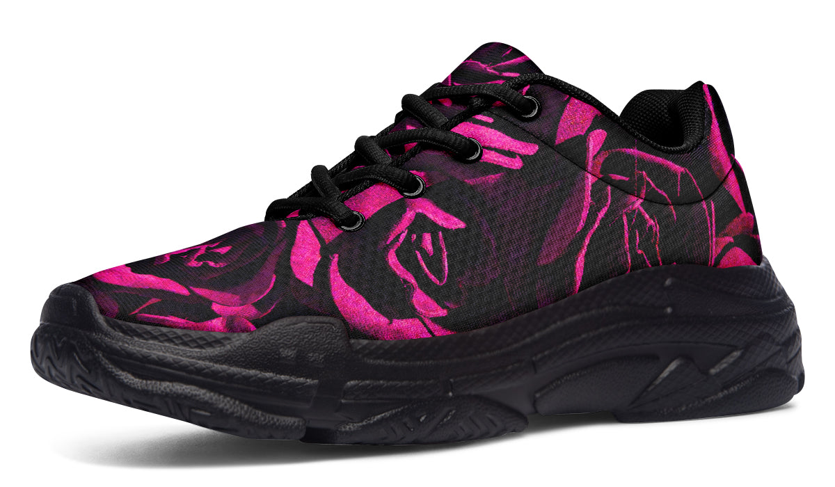 ANTIBrand Chunky Trainers – Magenta Rose Print