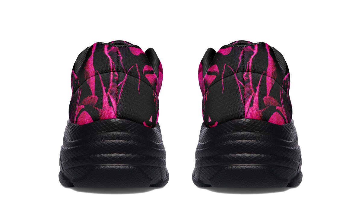 ANTIBrand Chunky Trainers – Magenta Rose Print