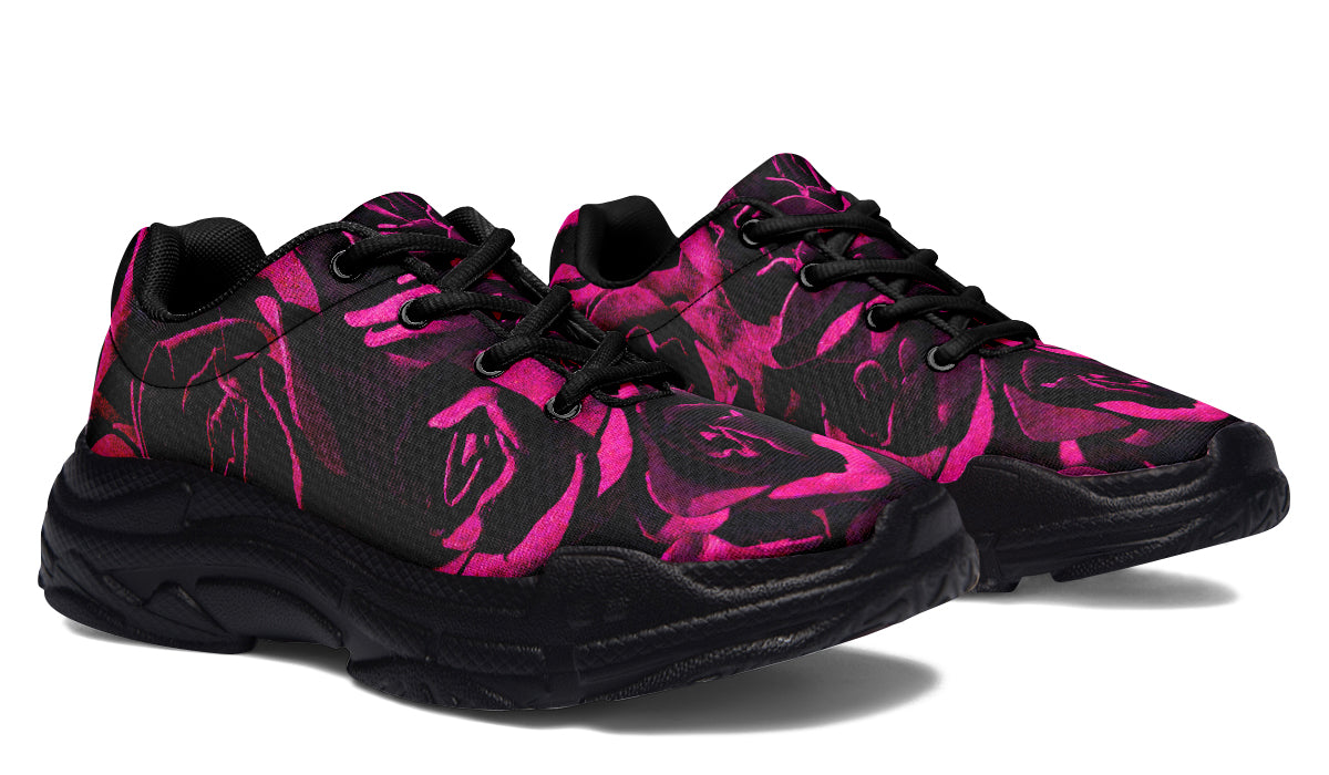 ANTIBrand Chunky Trainers – Magenta Rose Print