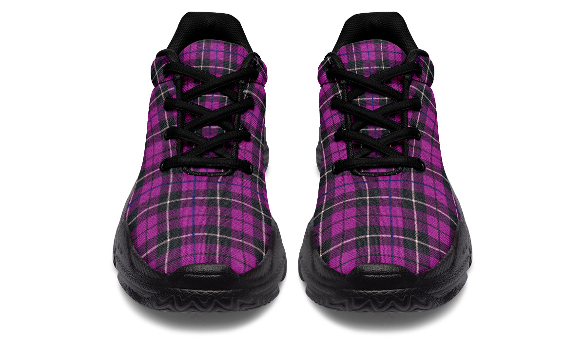 ANTIBrand Chunky Trainers – Pink Tartan Plaid