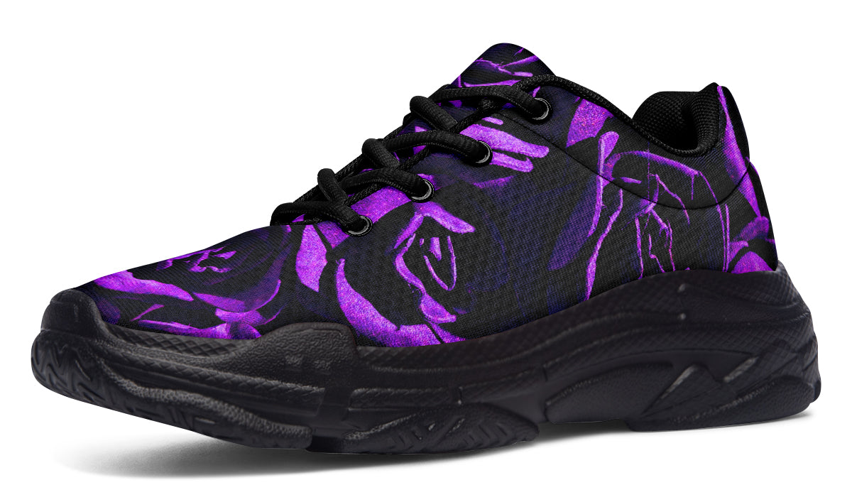 ANTIBrand – Purple Roses Chunky Trainers