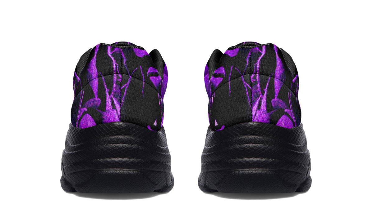 ANTIBrand – Purple Roses Chunky Trainers