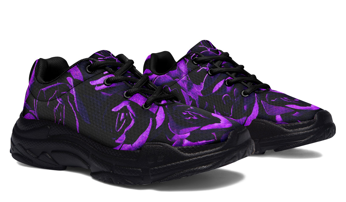 ANTIBrand – Purple Roses Chunky Trainers