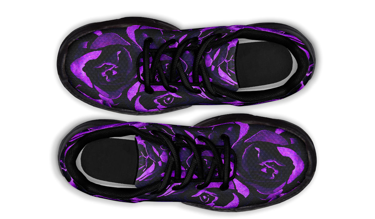 ANTIBrand – Purple Roses Chunky Trainers