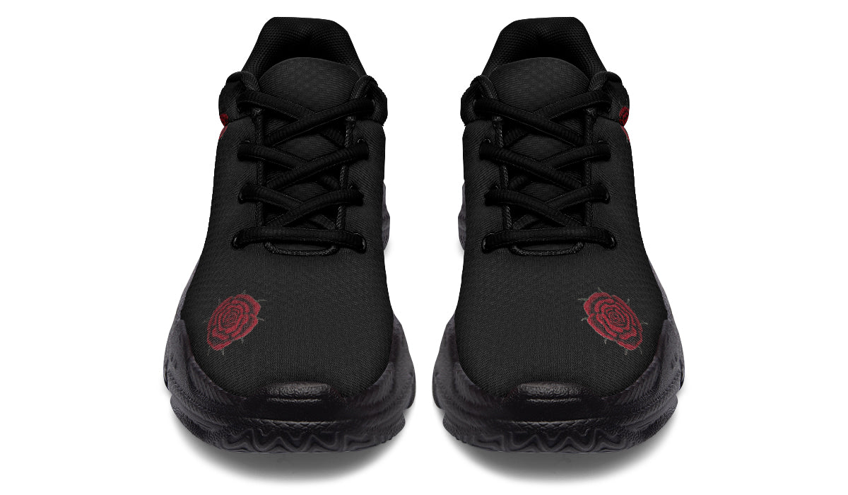 ANTIBrand Rose Painting Chunky Trainers – Black Sole