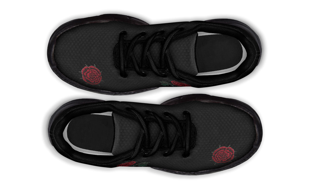 ANTIBrand Rose Painting Chunky Trainers – Black Sole
