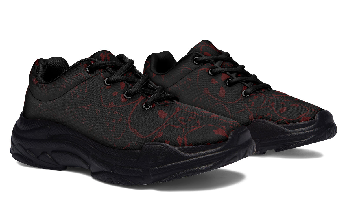 ANTIBrand The Tumbling Blood Skulls Chunky Trainers