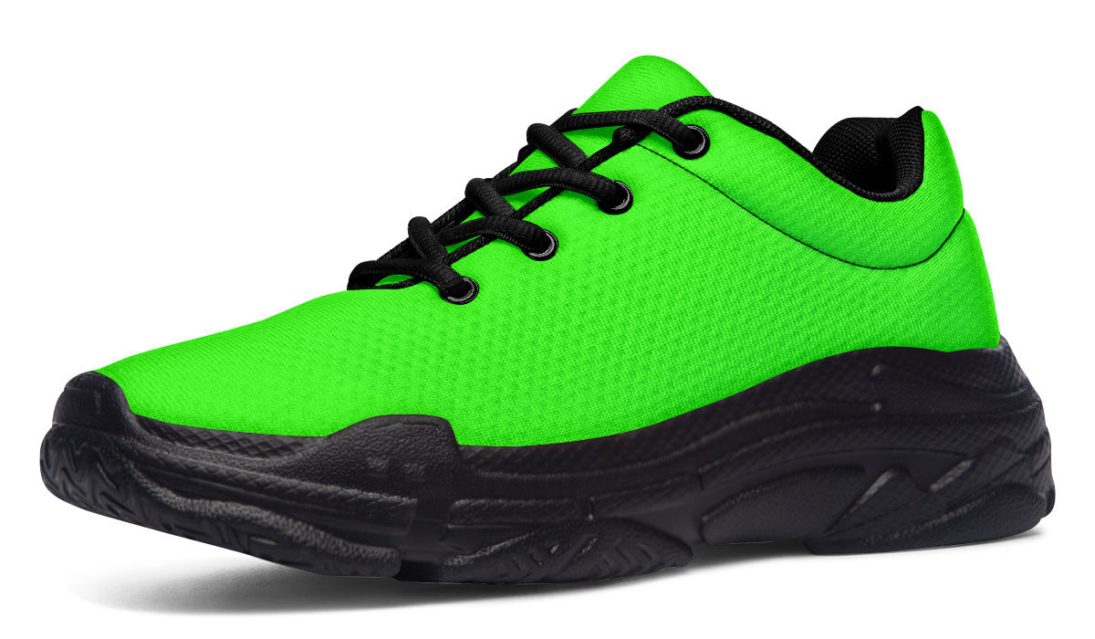 ANTIBrand Neon Green Drama Queen Chunky Trainers