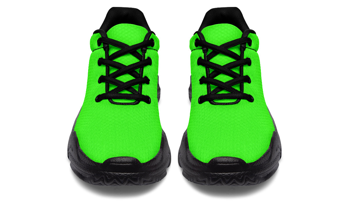 ANTIBrand Neon Green Drama Queen Chunky Trainers
