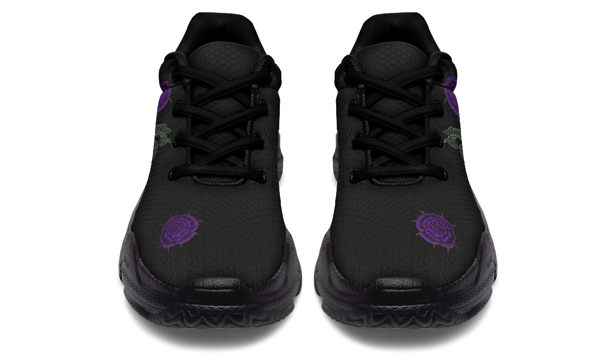 ANTIBrand Rose Painting Purple Chunky Trainers