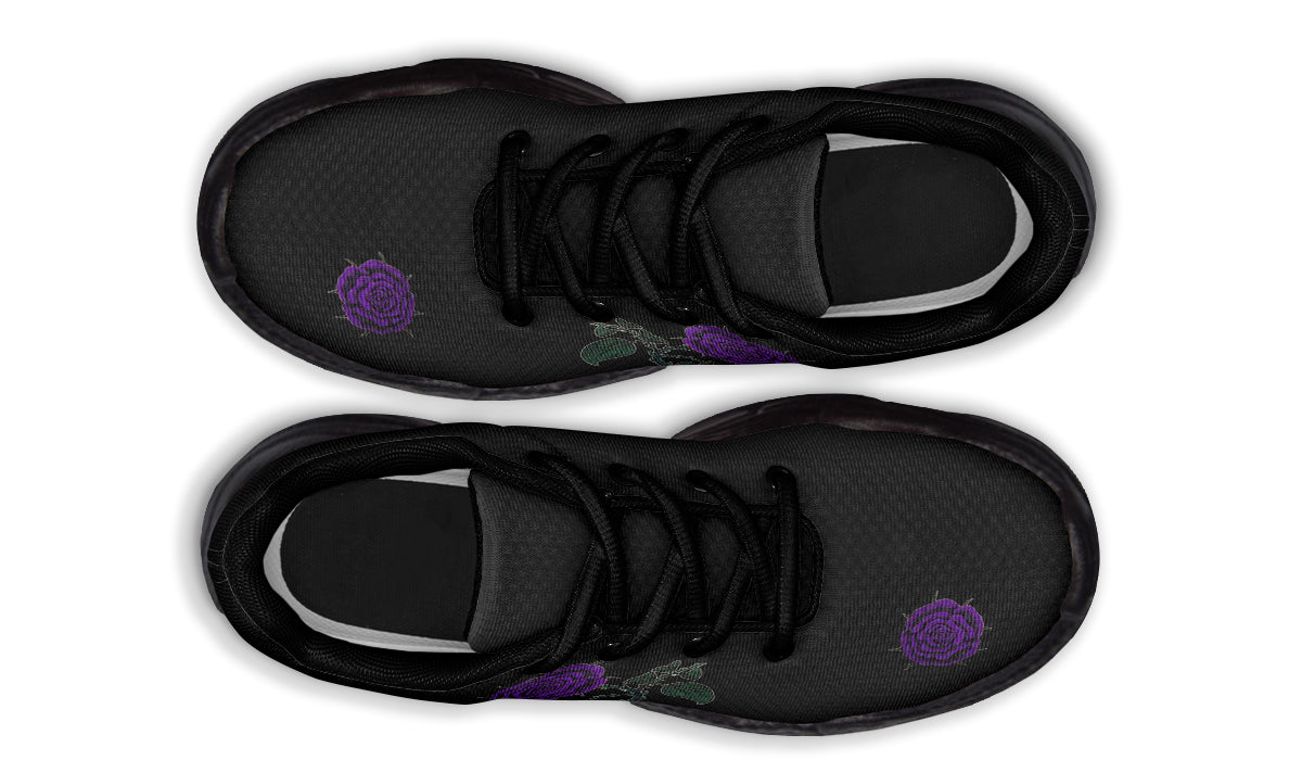 ANTIBrand Rose Painting Purple Chunky Trainers