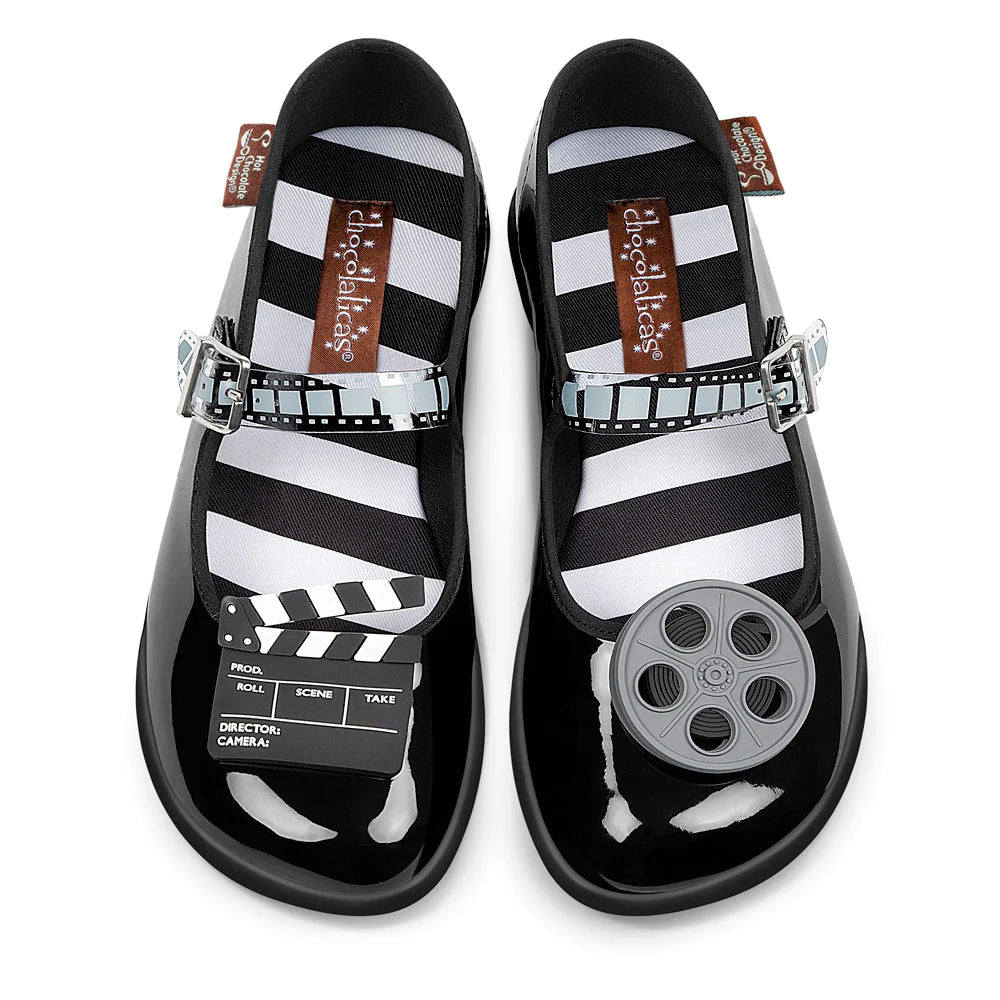 Hot Chocolate Cinema Mary Jane Flats - Kate's Clothing