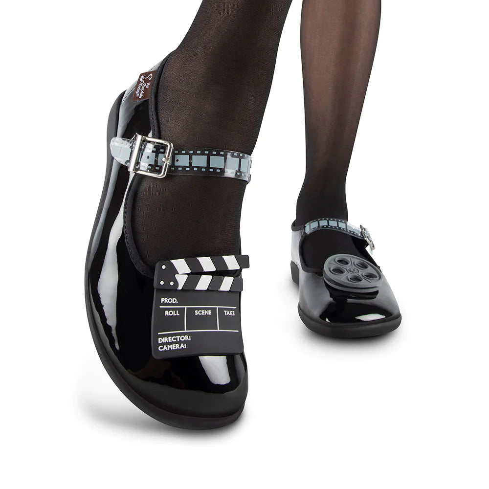 Hot Chocolate Cinema Mary Jane Flats - Kate's Clothing