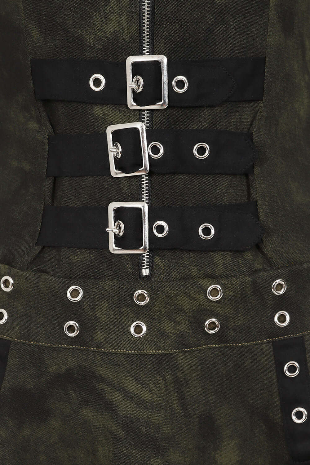 Banned Apparel Astrid Dress in Army Green - Kate's Clothing