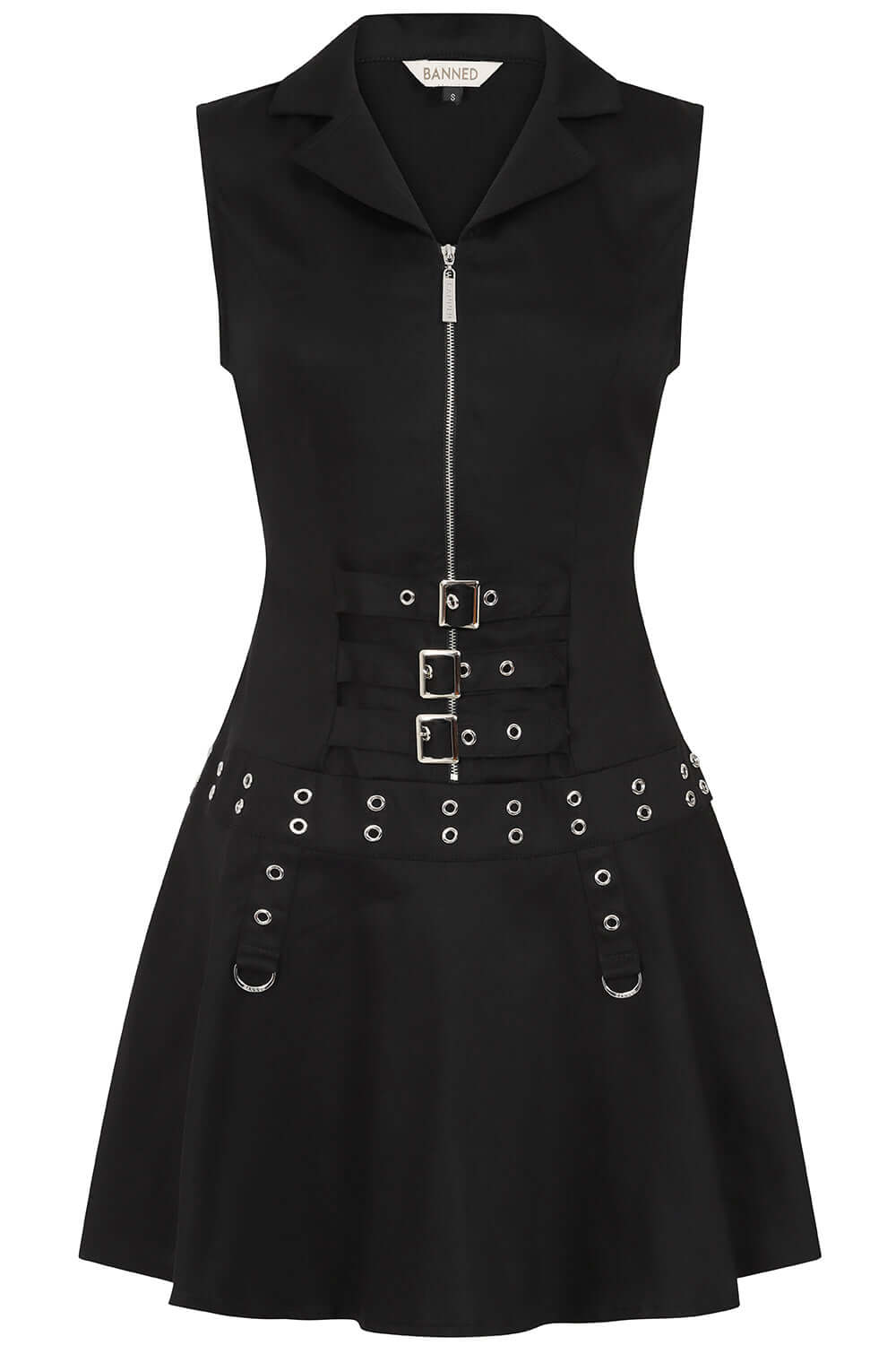 Banned Apparel Astrid Dress in Black - Kate's Clothing
