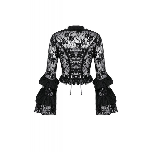 Dark in Love Lace Willow Top - Kate's Clothing