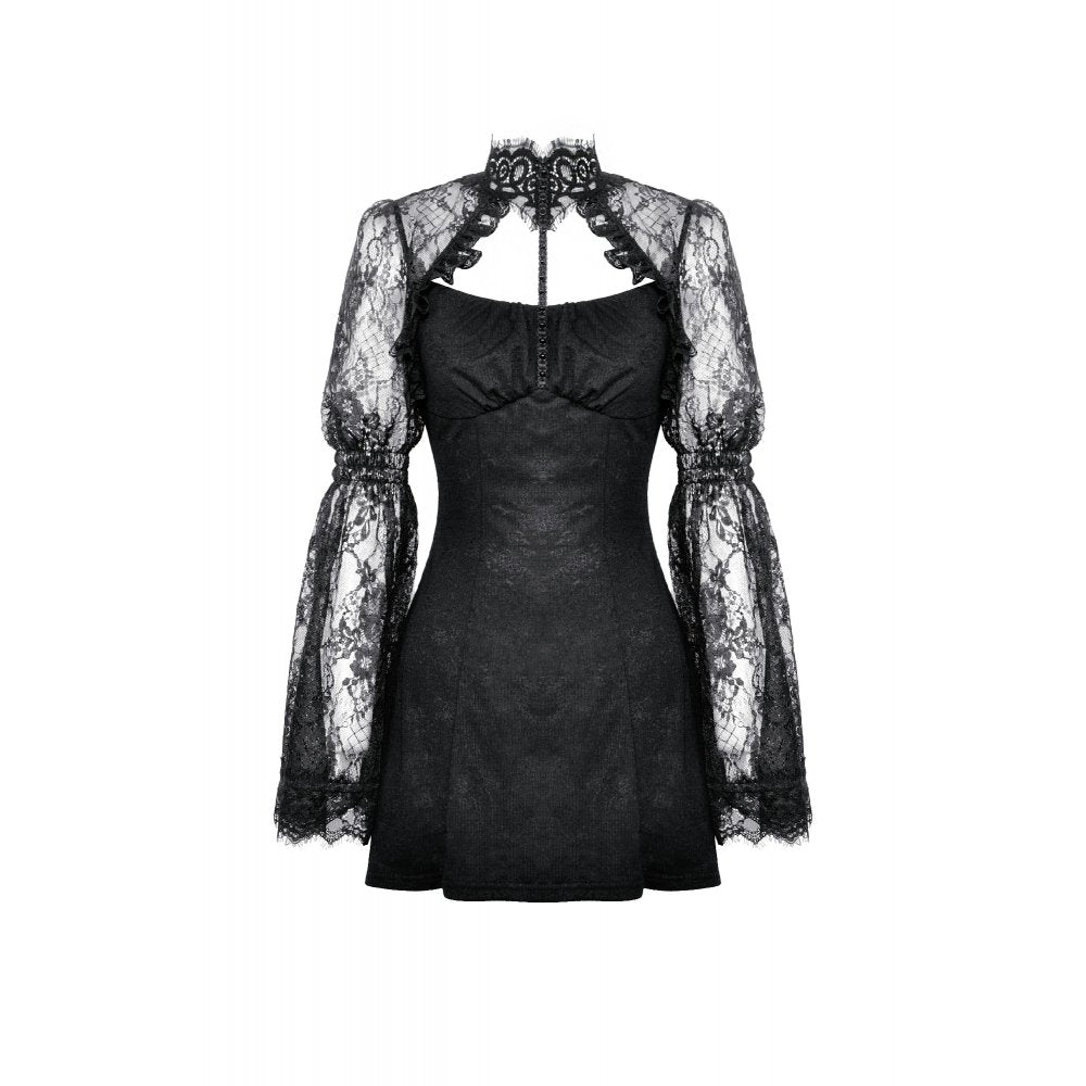 Dark in Love Zaynab Lace Sleeve Dress - Kate's Clothing