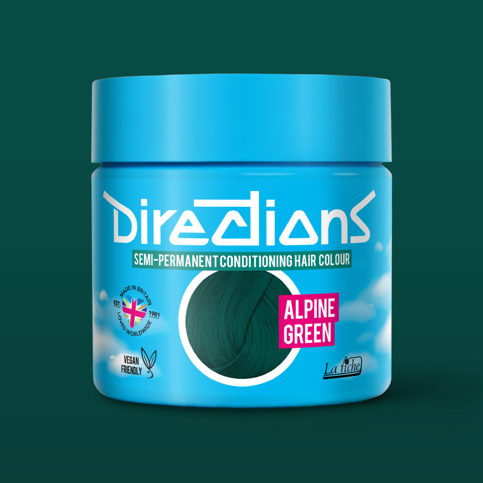Alpine Green Semi Permanent Hair Dye | Vibrant Green Hair Colour