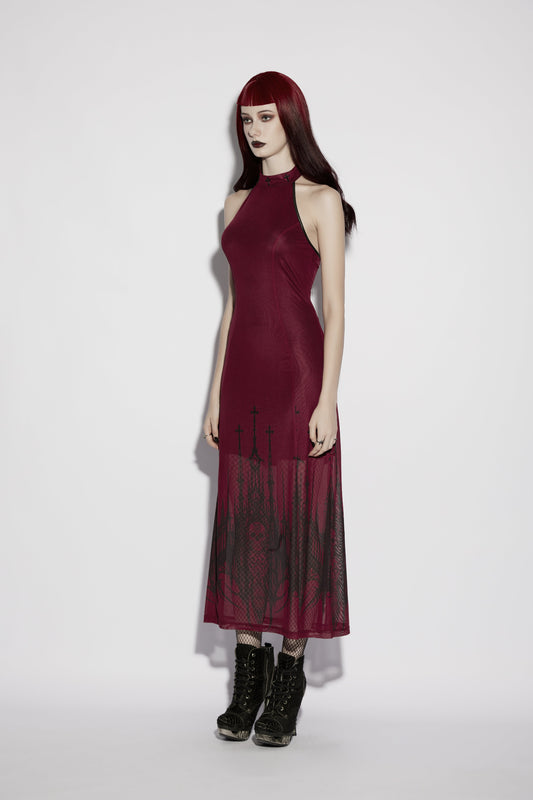Punk Rave Morella Church Skull Dress, view 2