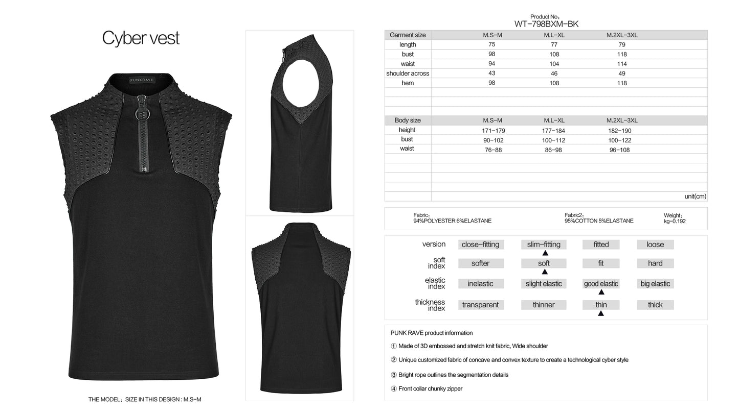Punk Rave Ethan Top - Kate's Clothing