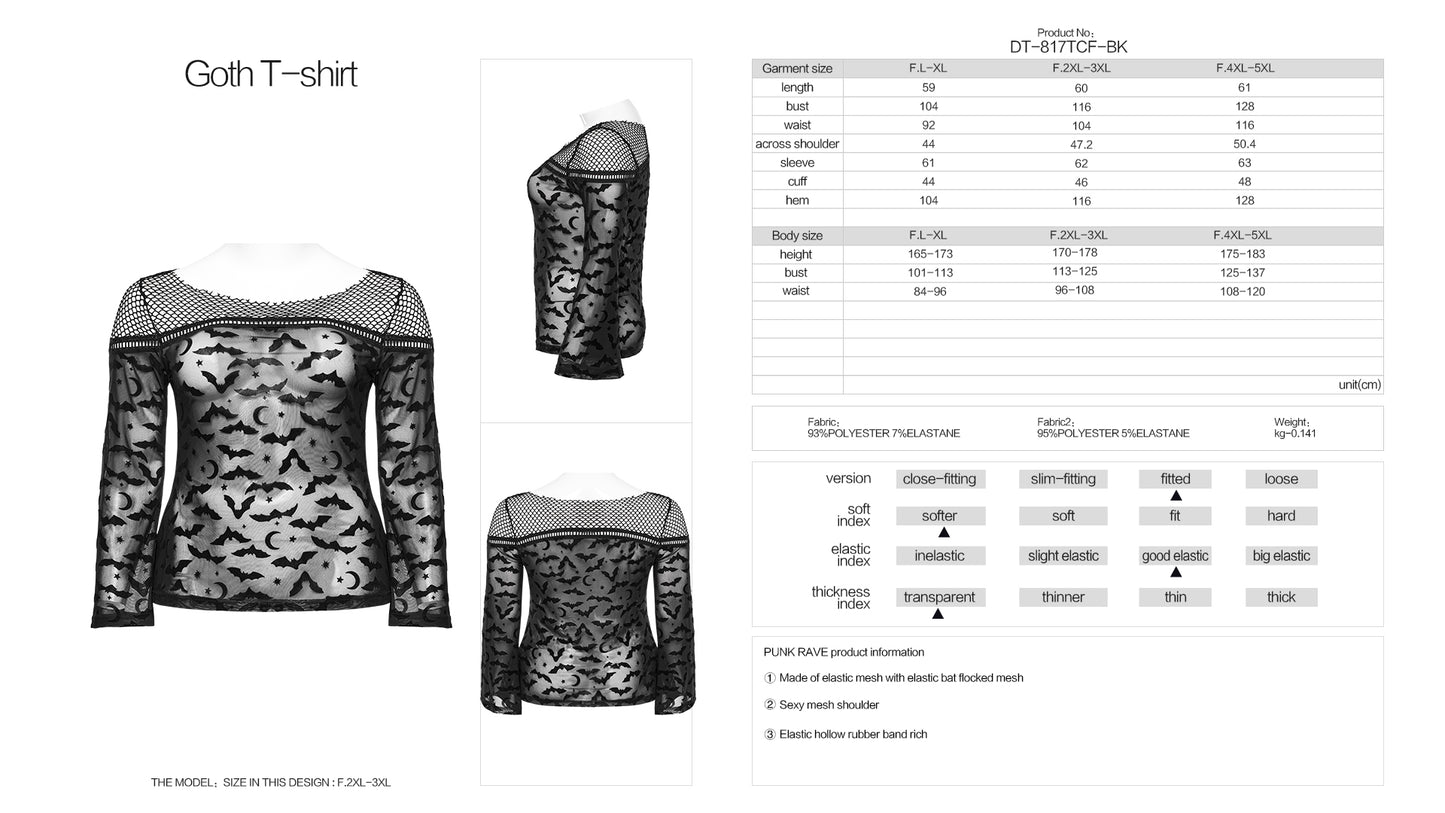 Punk Rave Fiadh Top - Kate's Clothing