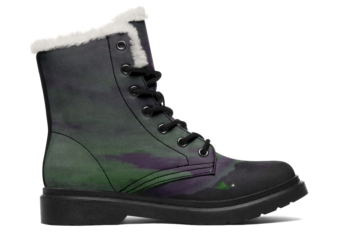 ANTIBrand Nightbloom Skies Fleece Lined Boots – Purple Moon