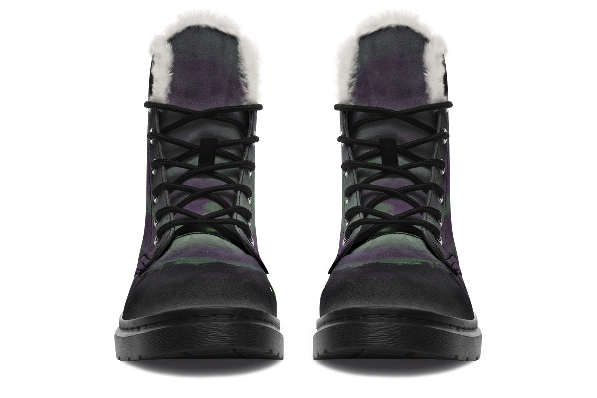 ANTIBrand Nightbloom Skies Fleece Lined Boots – Purple Moon