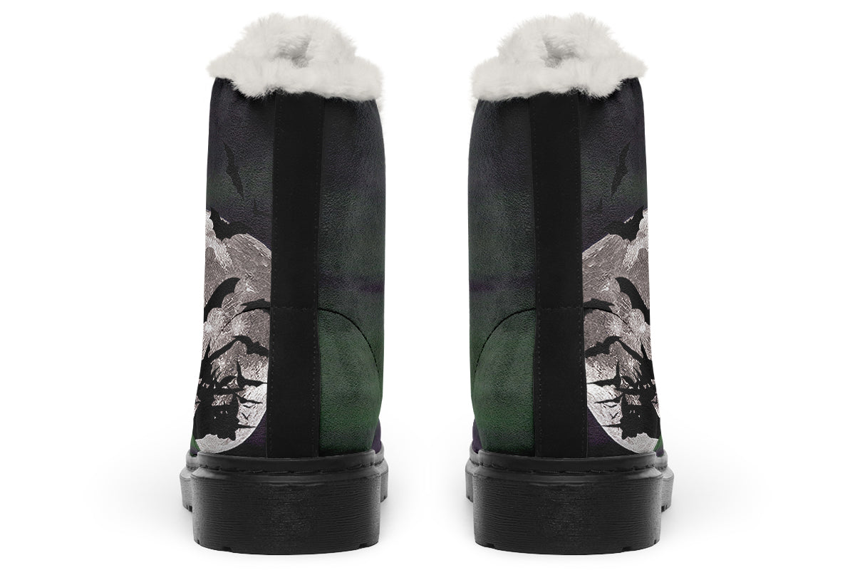 ANTIBrand Nightbloom Skies Fleece Lined Boots – Purple Moon