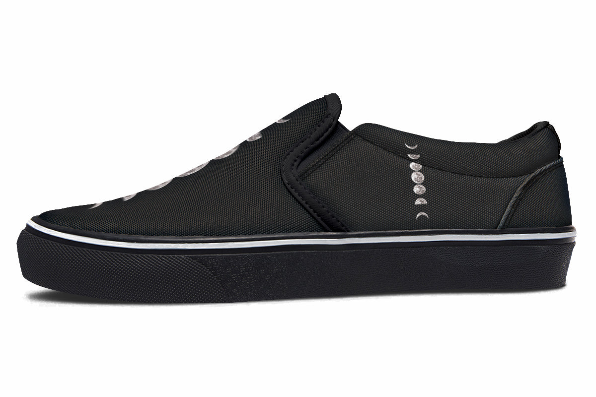 ANTIBrand Gothic Attitude Moon Phases Slip-On Shoes