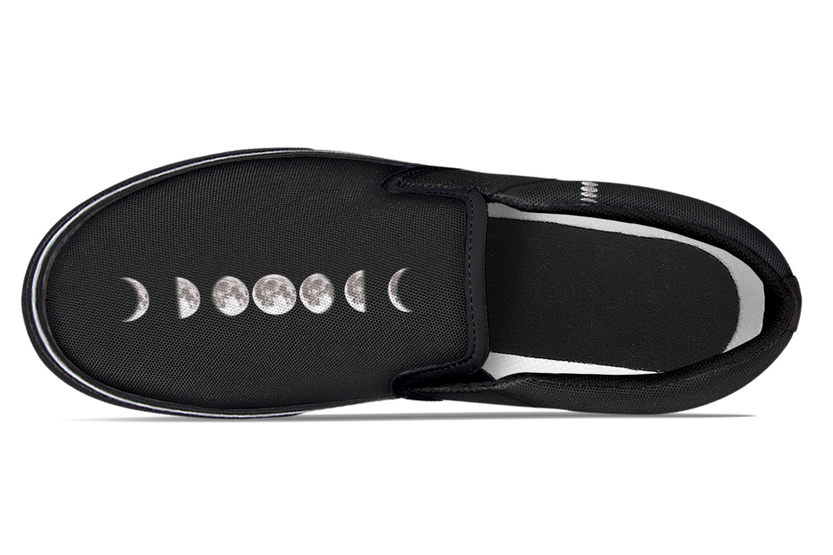 ANTIBrand Gothic Attitude Moon Phases Slip-On Shoes