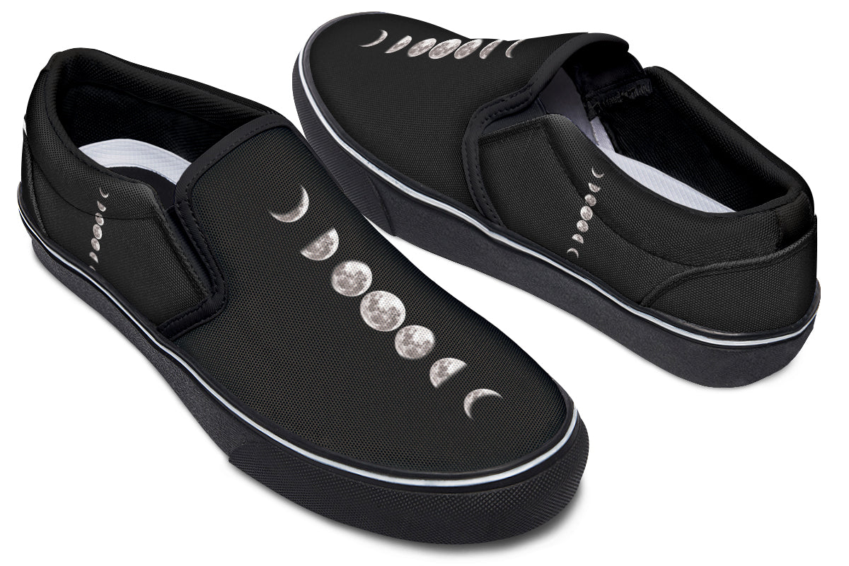 ANTIBrand Gothic Attitude Moon Phases Slip-On Shoes