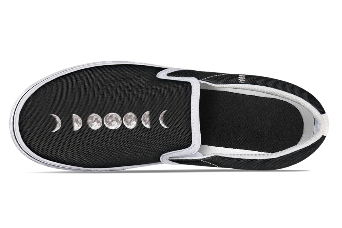 ANTIBrand Gothic Attitude Moon Phases Slip-On Shoes