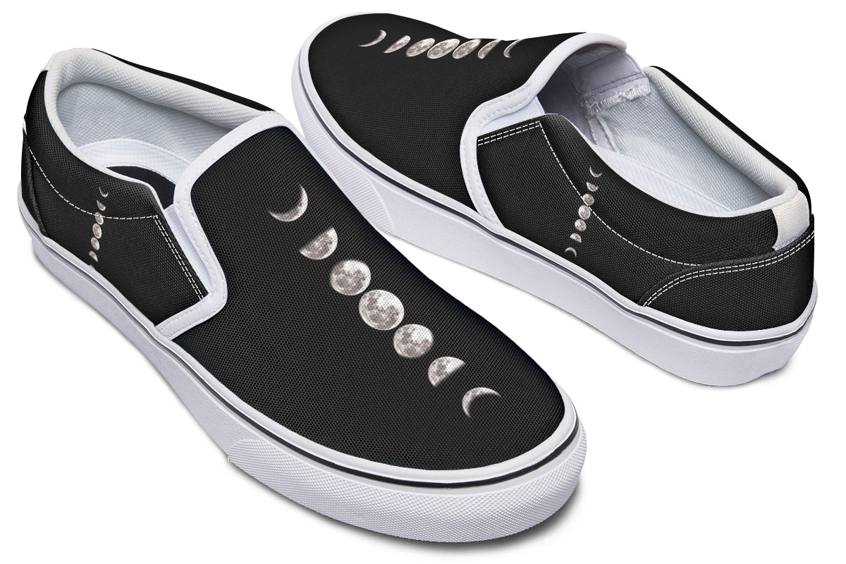 ANTIBrand Gothic Attitude Moon Phases Slip-On Shoes