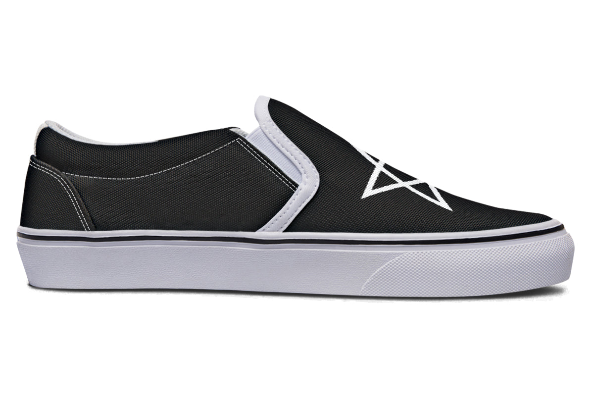 ANTIBrand Gothic Attitude Pentagram Protection Slip-On Shoes
