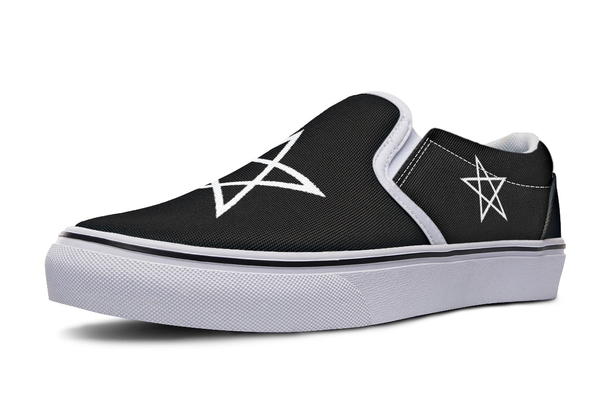 ANTIBrand Gothic Attitude Pentagram Protection Slip-On Shoes