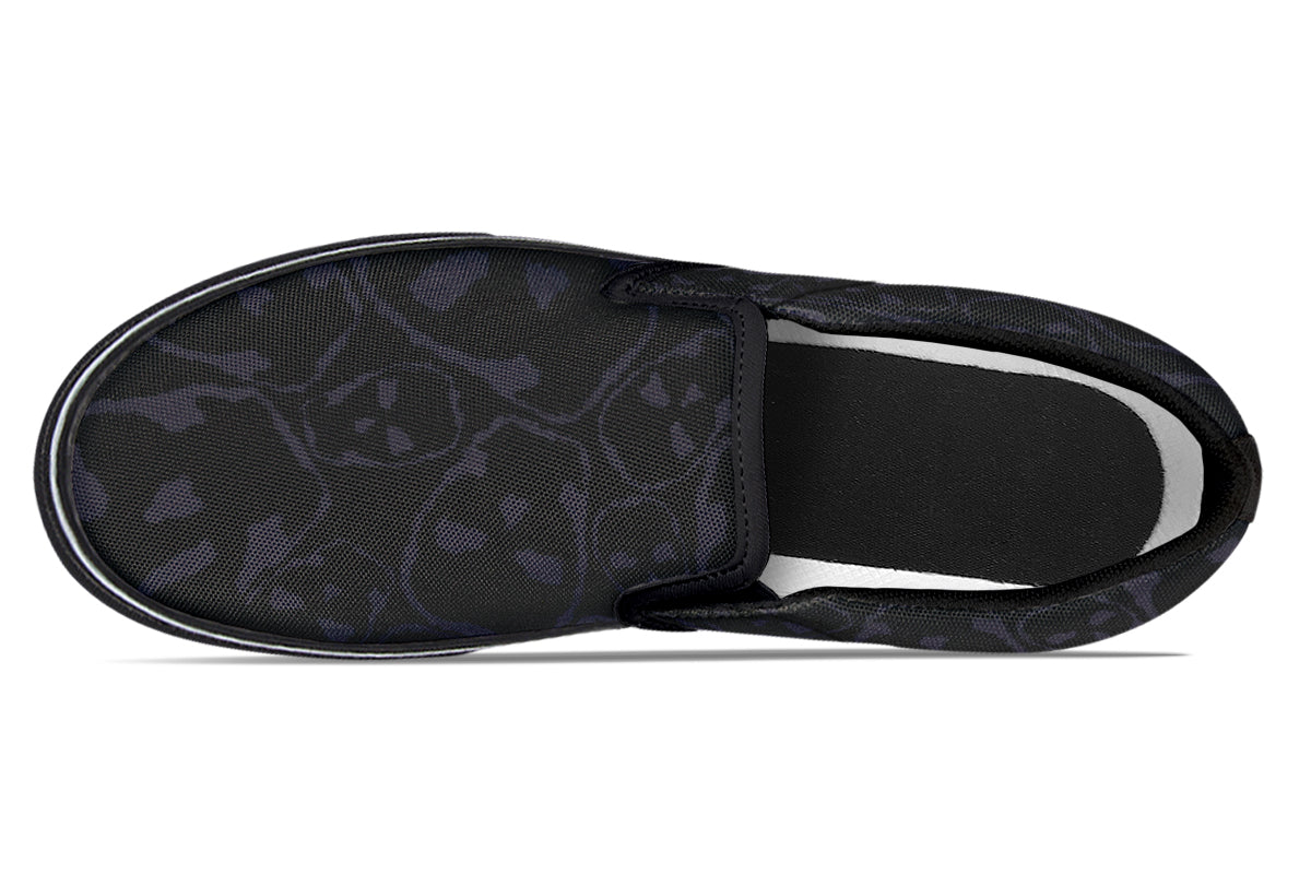 Gothic alternative skull design shoes
