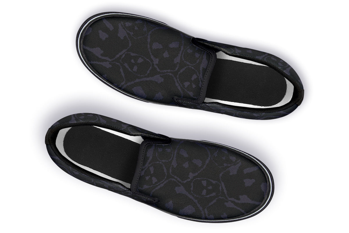 ANTIBrand Gothic Attitude The Tumbling Skulls of Darkness Slip-On Shoes