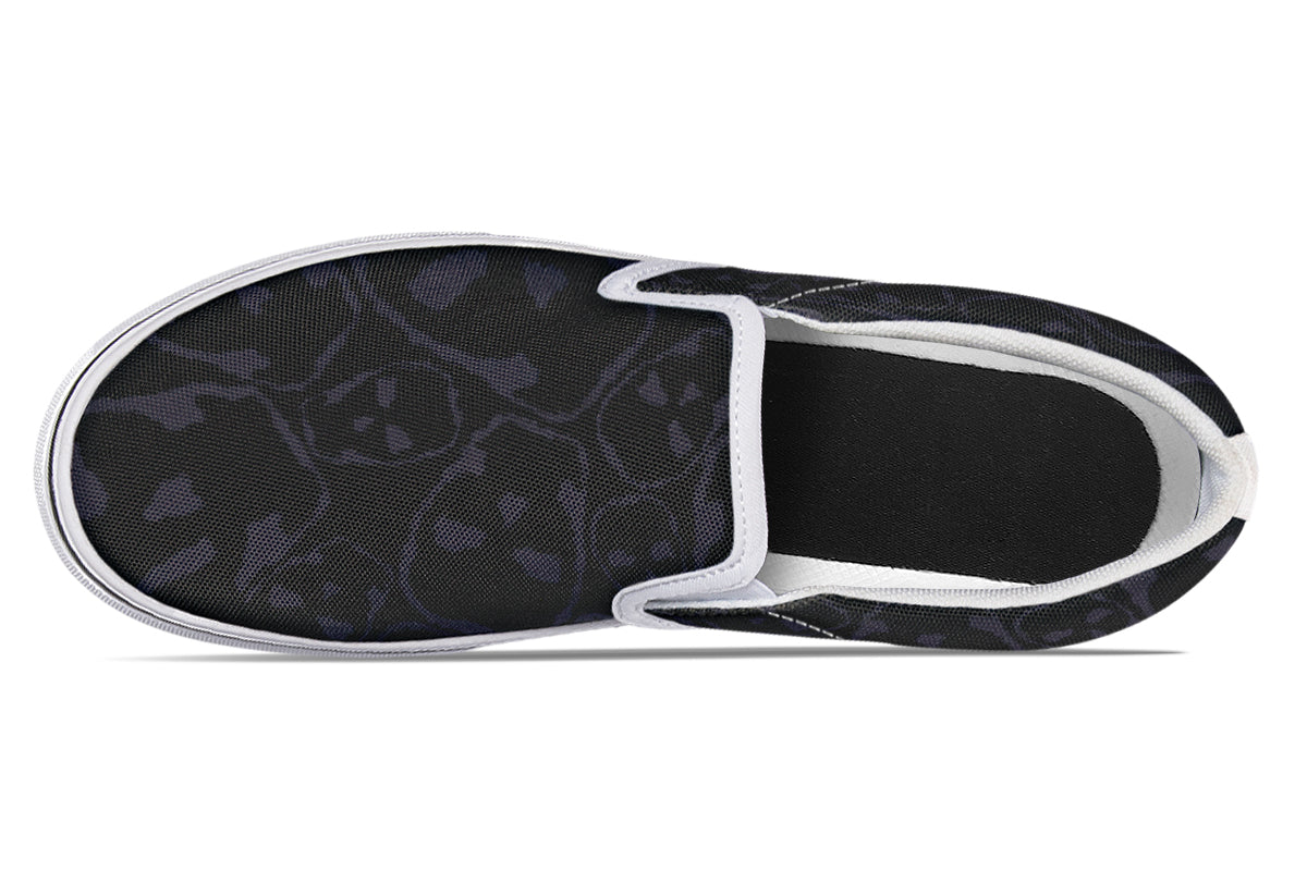 ANTIBrand Gothic Attitude The Tumbling Skulls of Darkness Slip-On Shoes