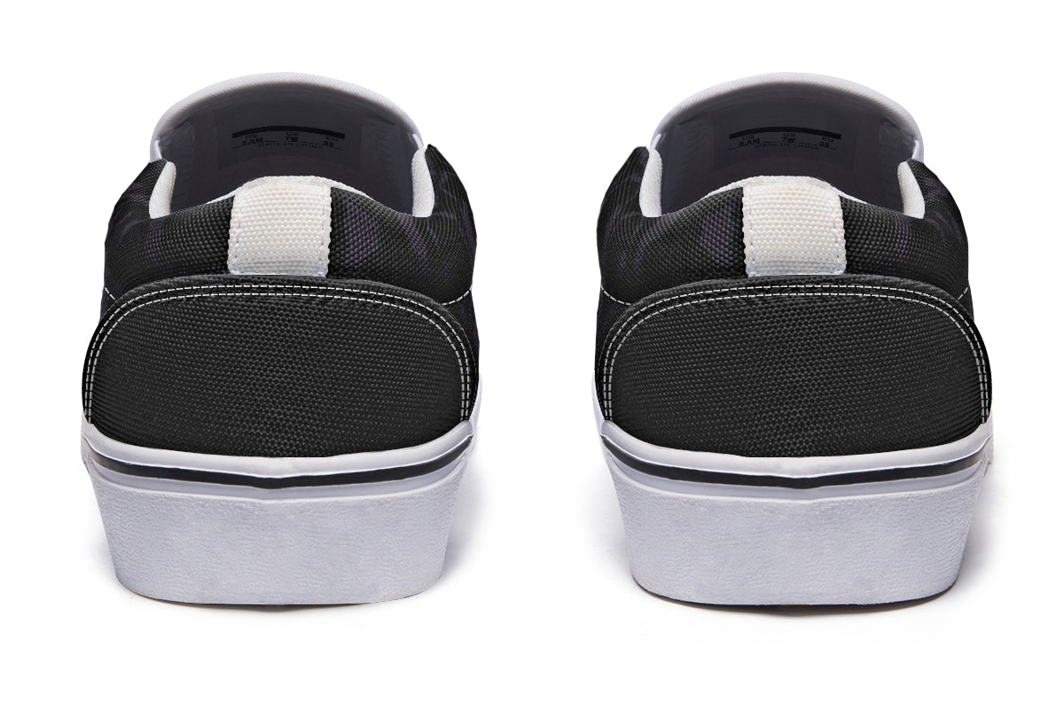ANTIBrand Gothic Attitude The Tumbling Skulls of Darkness Slip-On Shoes