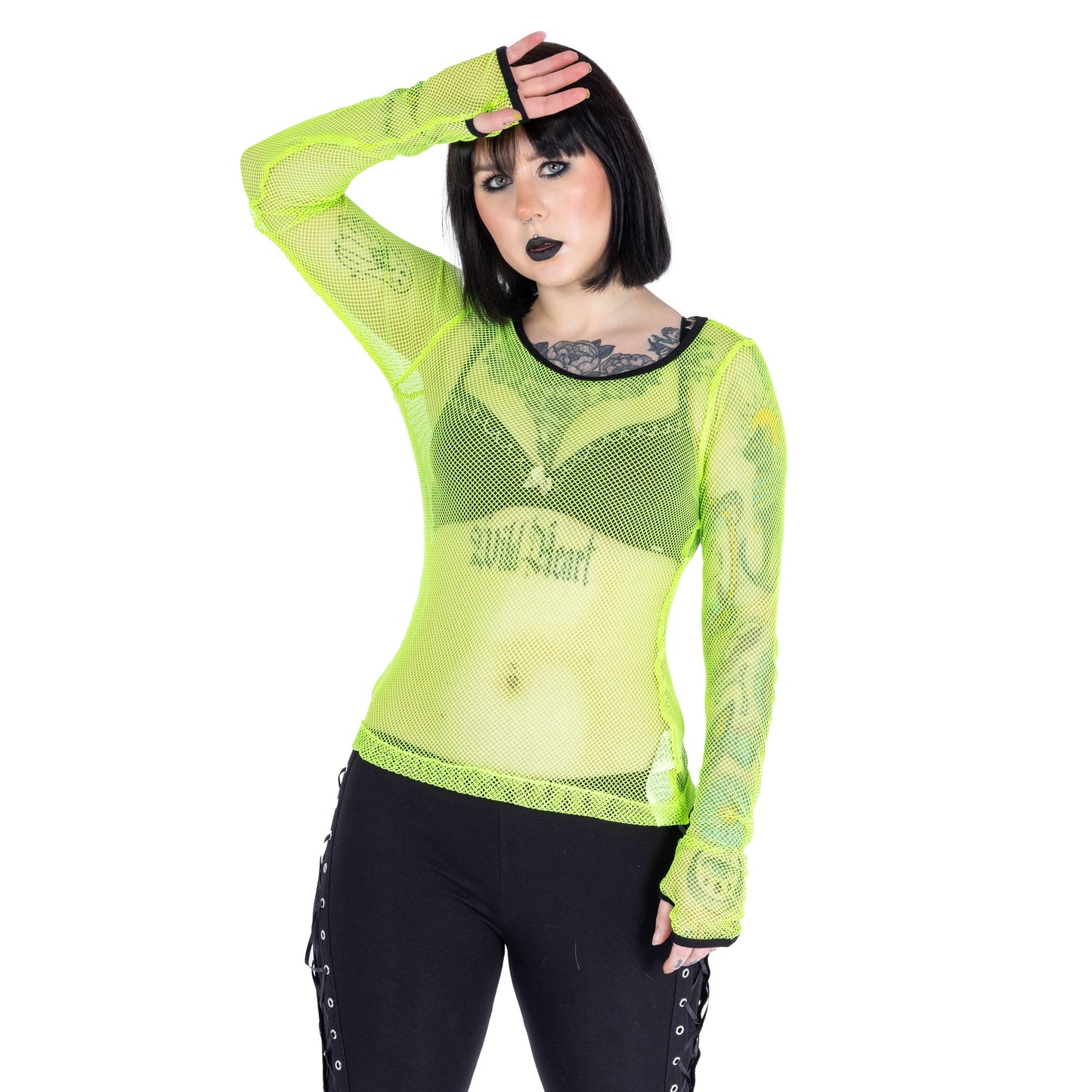 Poizen Industries Future Top - Green - Kate's Clothing