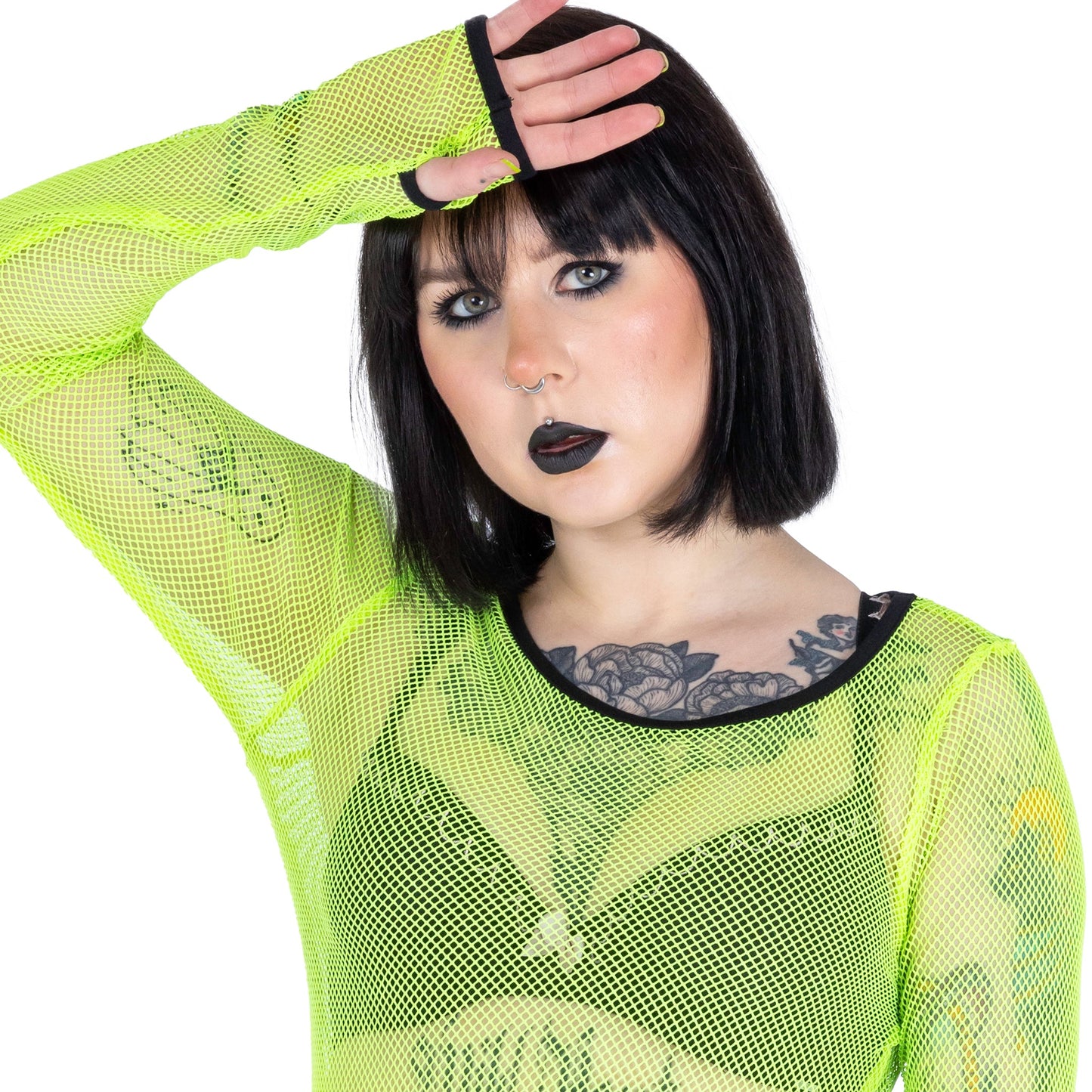 Poizen Industries Future Top - Green - Kate's Clothing