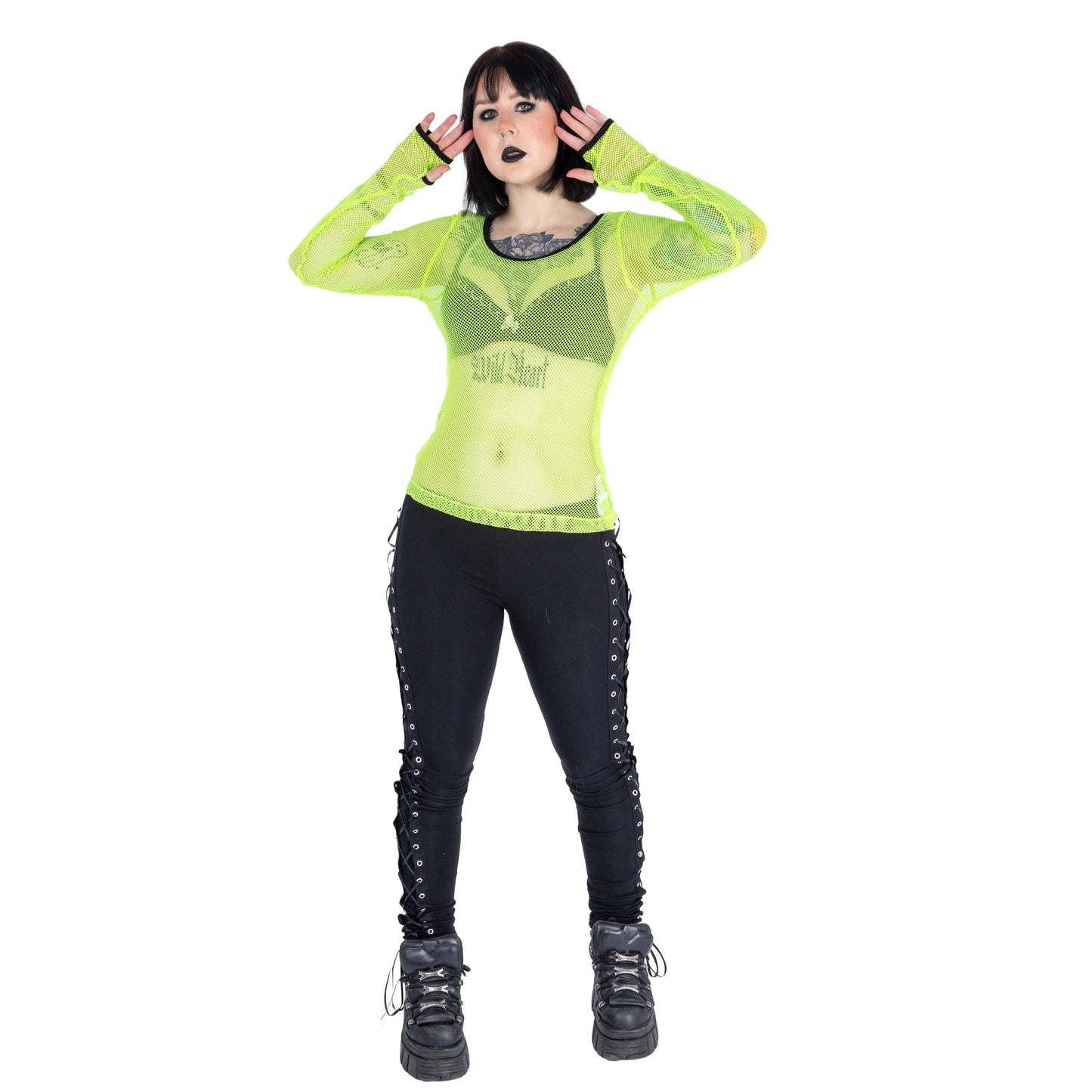 Poizen Industries Future Top - Green - Kate's Clothing